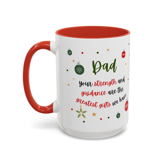 Accent Christmas Coffee Mug for Dad – Heartwarming Holiday Gift